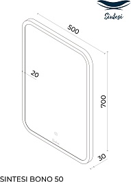 Sintesi Зеркало Bono 50x70 – фотография-9